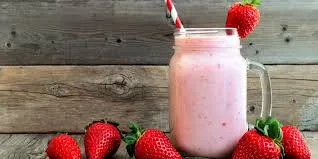 Imagen de Jugo De Fresa En Leche